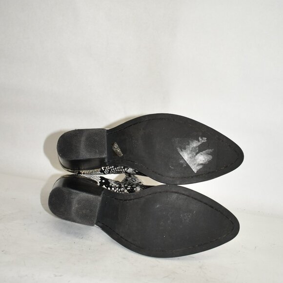 $250 JEFFREY CAMPBELL CROMWELL CUTOUT BOOTIE WESTERN SILVER HARDWARE 6.5 (TPO16) - Picture 7 of 8